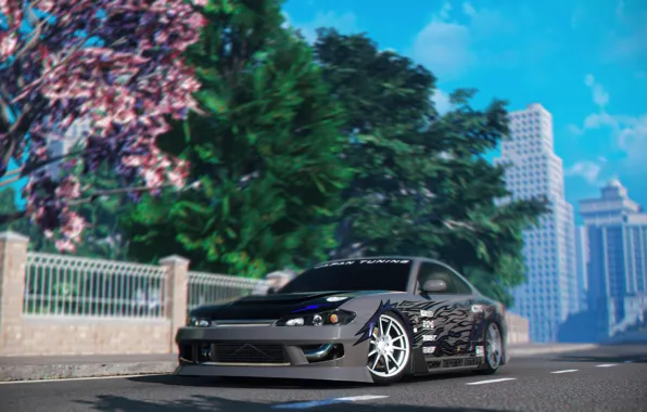 Nissan, games, silvia, carsfromgame, carx, nissan silvia s15