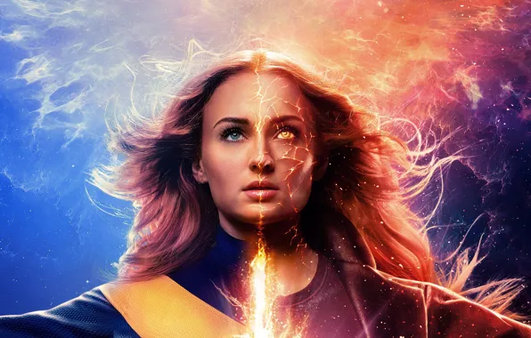 Fiction, comic, MARVEL, Sophie Turner, Sophie Turner, Dark Phoenix, X-Men: The Dark Phoenix