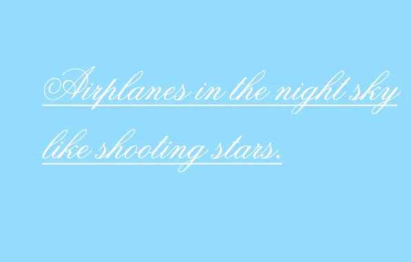 Music, background, blue, The inscription, airplanes