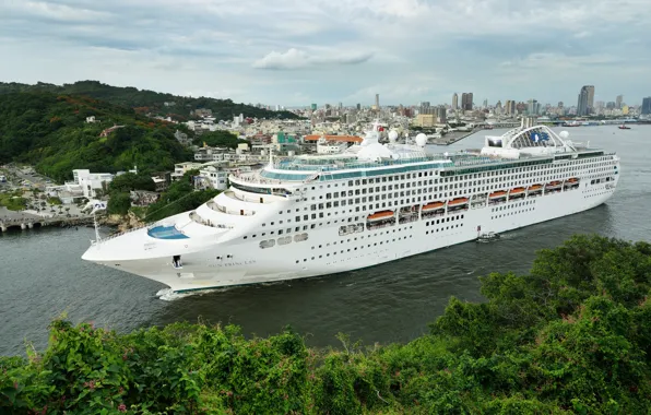 Taiwan, liner, cruise, Taiwan, Kaohsiung City, Sun Princess, Kaohsiung