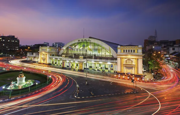 Picture station, Thailand, Bangkok, Thailand, train station, Bangkok city, Hua lamphong