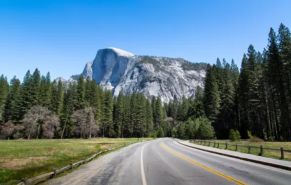 USA, USA, California, Yosemite Valley, Yosemite national Park, Yosemite National Park, Half Dome, California
