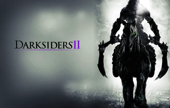 Picture death, horse, the game, braid, rider, DarkSiders 2