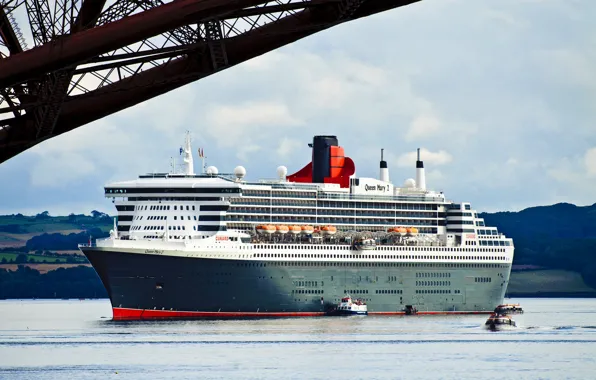 Liner, The ship, Queen Mary 2, Passenger, Passenger liner, Boats