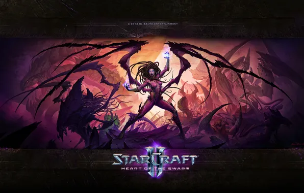 Sarah Kerrigan, Sarah Kerrigan, The Queen Of Blades, StarCraft 2 Heart of the swarm