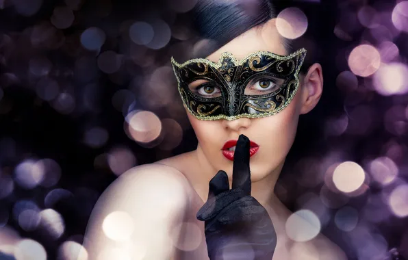 Picture eyes, look, photo, makeup, mask, gloves, black, carnival