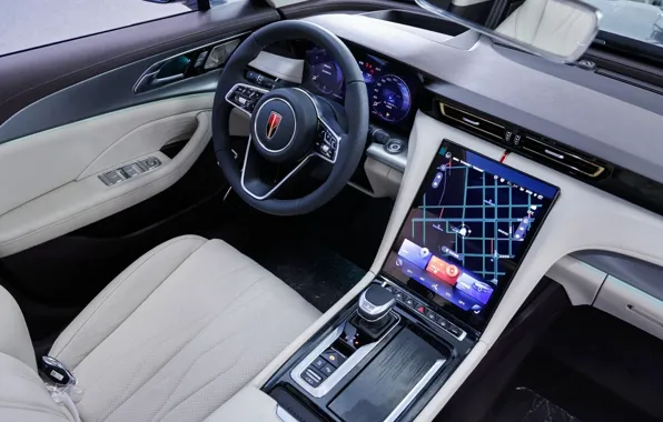 Sedan, sedan, exterior, the interior of the car, FAW, Hongqi H5, Chinese car industry