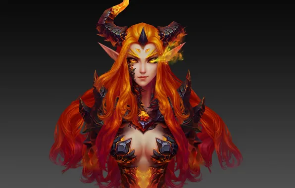 Picture rendering, the game, art, Fei Liu, Favorite world of Warcraft