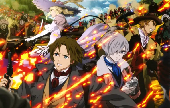 Picture anime, art, Empire of the dead, Shisha from teikoku