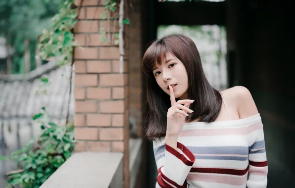 Girl, Asian, cutie