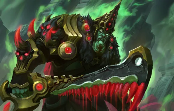 Picture sword, art, dota 2, Ostarion, Wraith King