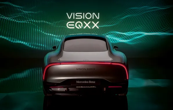 Coupe, Mercedes-Benz, rear view, 2022, Vision EQXX Concept