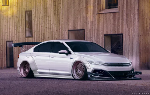 Auto, White, Machine, Tuning, Volkswagen Passat, Passat, Transport & Vehicles, Ayhan Aytan