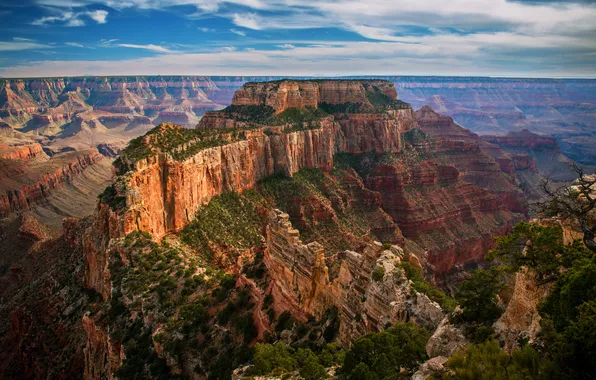 The sky, rocks, AZ, National Park Grand Canyon