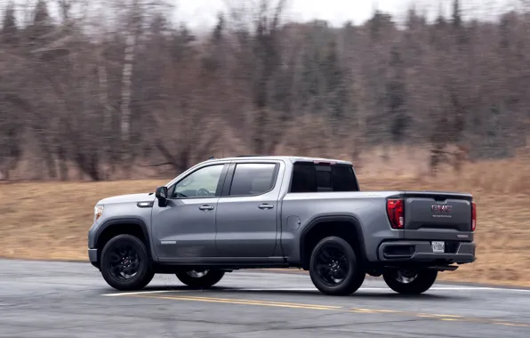 Picture road, movement, pickup, 2018, GMC, Sierra, Crew Cab, 2019