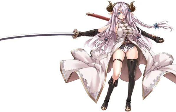 Kawaii, sword, fantasy, game, big, anime, katana, ken
