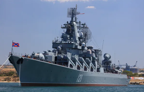 Picture Moscow, the black sea, missile cruiser