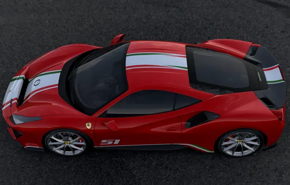 Picture top, Ferrari, side, 2019, 488 The Track The Ferrari Drivers