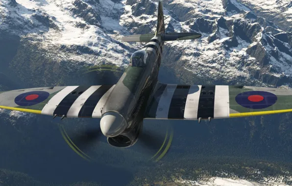 The plane, Tempest, Hawker, British single-seat fighter