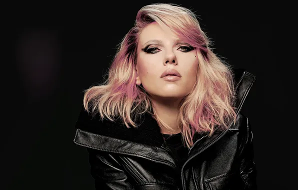 Picture look, girl, face, Scarlett Johansson