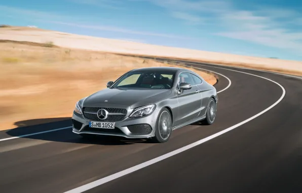 Mercedes-Benz, Mercedes, AMG, Coupe, C-Class, 2015, C205