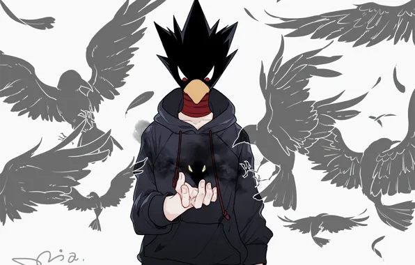 Picture shadow, art, guy, Boku no Hero Academy, My hero Academy