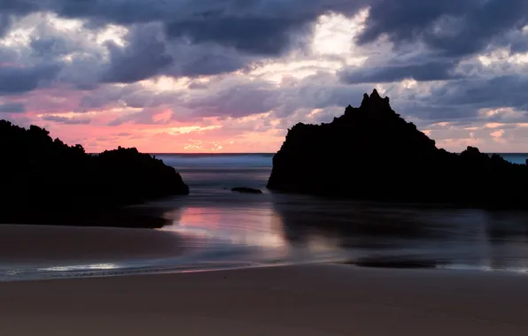 Sea, water, rock, stones, the ocean, rocks, shore, coast