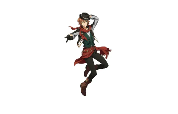 Fedora, Ensemble Stars!, Official Art, david production, Mikejima Madara