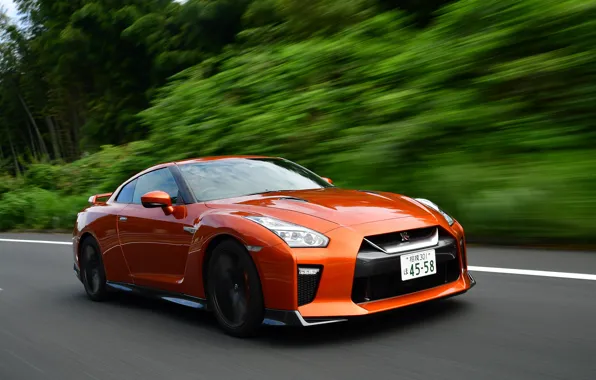 Picture Nissan, GT-R, R35, drive, Nissan GT-R