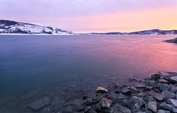 The sky, sunset, nature, lake, sky, landscape, Italy, nature