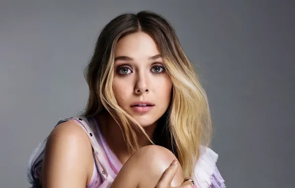 Look, girl, face, photo, makeup, actress, beauty, Elizabeth Olsen