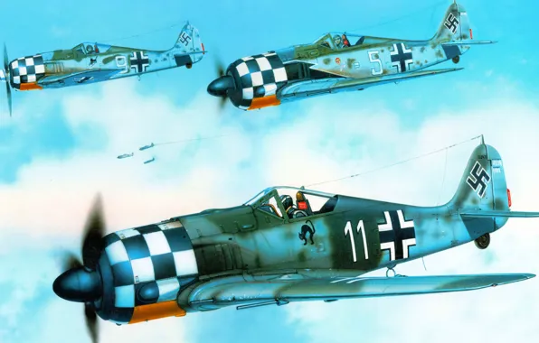 Figure, art, Luftwaffe, FW-190A-6