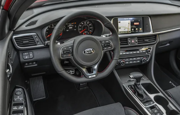 Interior, KIA, Kia, Optima, 2016, Optima SX, KIΛ