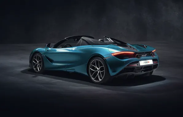 McLaren, rear view, Spider, 720S, 2019