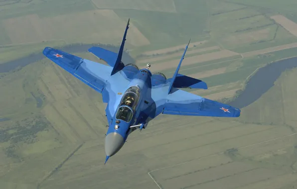 Flight, The MiG-29, multi-role fighter of the fourth generation, Videoconferencing Russia