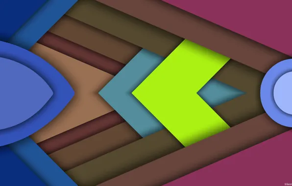 Color, shadows, figure, layers, saver