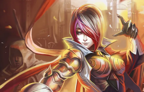 Picture girl, League of Legends, Fiora, moba, Grand Duelist