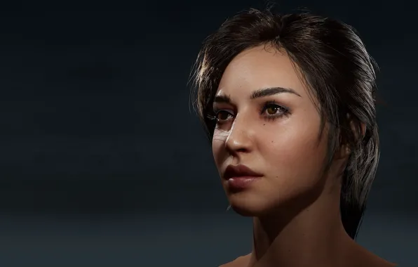 Girl, art, Nova Head in Unreal (WIP), Thomas Pecht