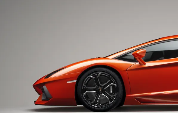 Picture car, machine, orange, color, wheel, lamborghini, car, Lamborghini