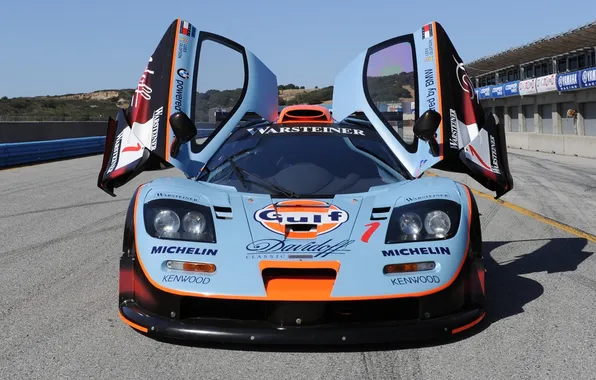 Background, McLaren, door, GTR, supercar, the car, the front, racing