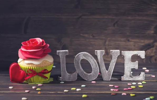 Love, romance, rose, Love, hearts, decoration, heart, cakes
