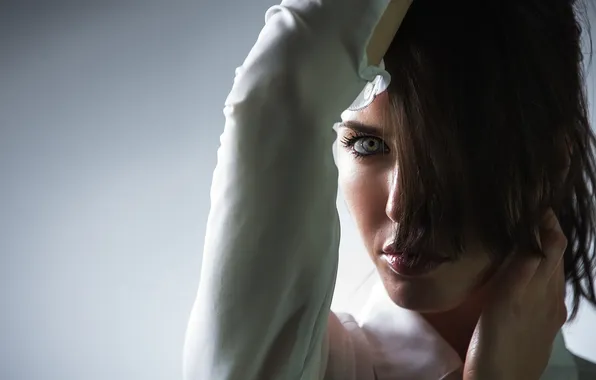 Look, girl, portrait