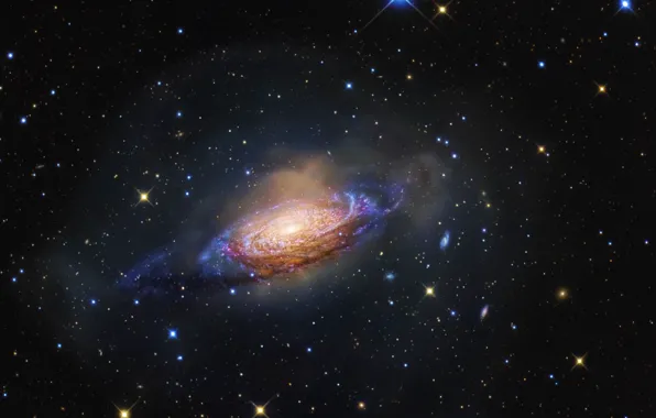 Stars, the universe, the world, planet, spiral, Galaxy, NGC-3521
