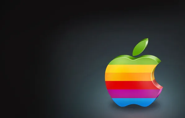 Picture color, apple, Apple, logo