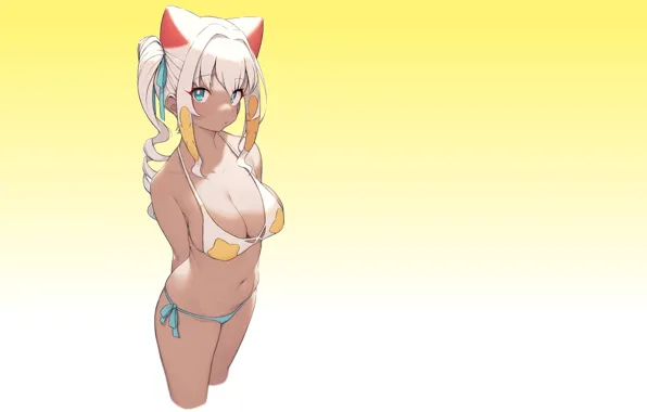 Kawaii, girl, sexy, boobs, anime, babe, cute, bikini