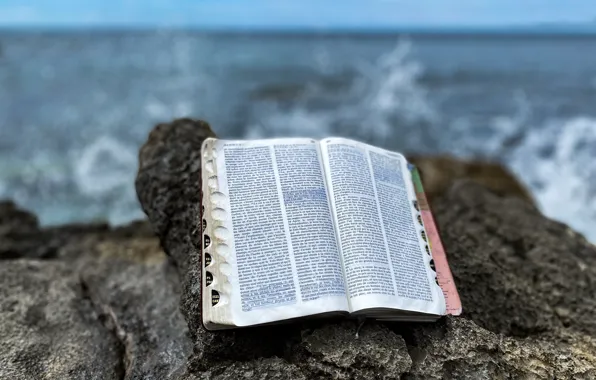 Love, Rock, God, Ocean, Stone, Bible, Jesus, Holy Bible