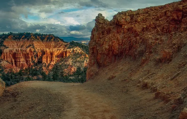 The sky, clouds, horizon, Bryce Canyon, Shvartsman Evgeny