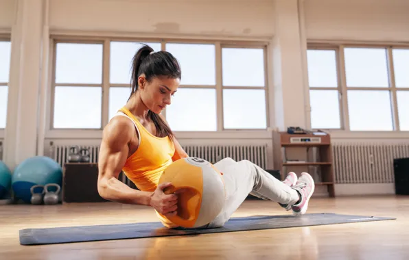 Ball, workout, fitness