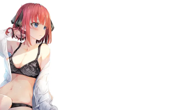 Kawaii, girl, hot, sexy, pantsu, bra, panties, red hair