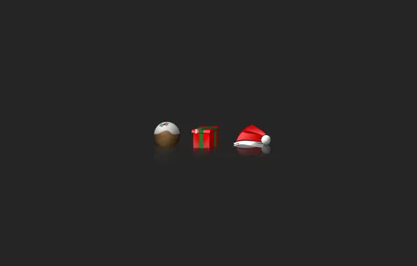 Holiday, gift, hat, new year, Christmas, new year, Santa Claus, holiday